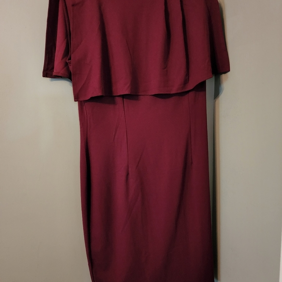 A Burgundy Dress - Picture 1 of 2